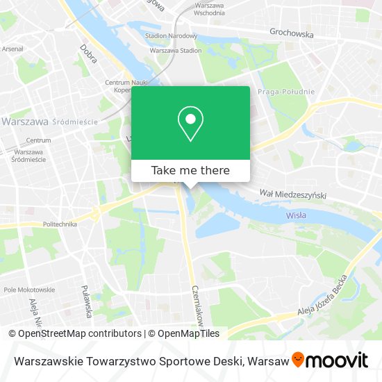 Warszawskie Towarzystwo Sportowe Deski map