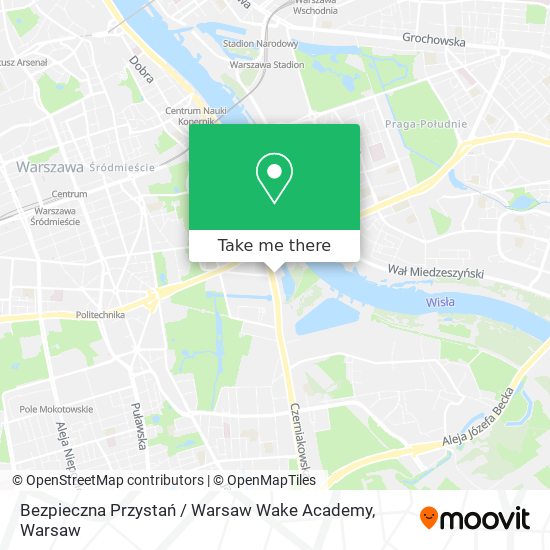 Карта Bezpieczna Przystań / Warsaw Wake Academy