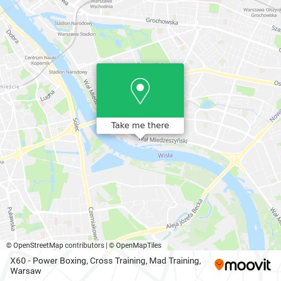 X60 - Power Boxing, Cross Training, Mad Training map