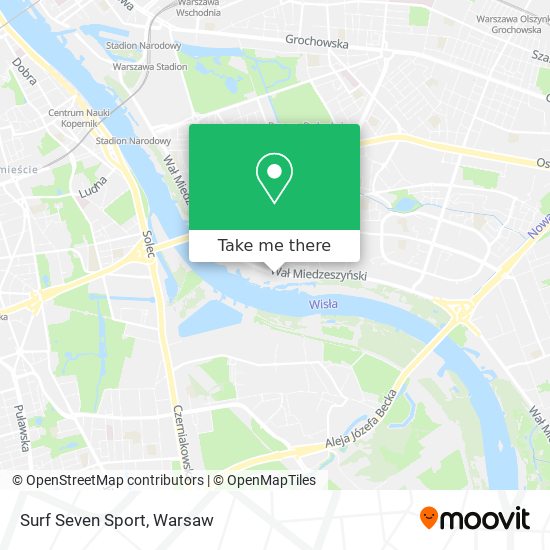 Surf Seven Sport map