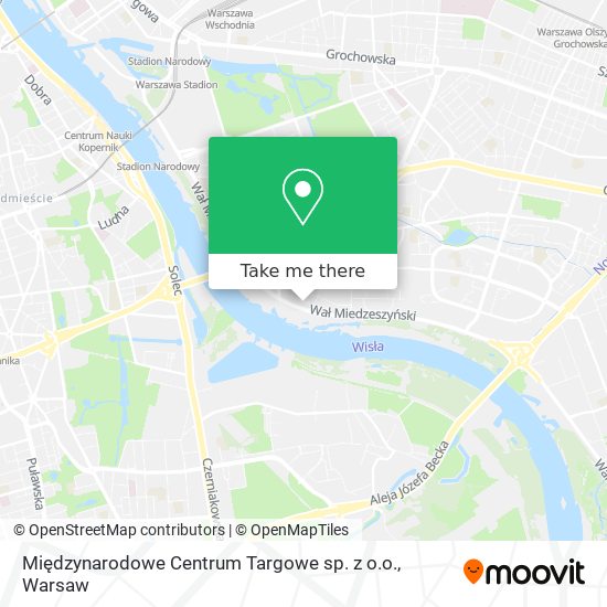 Międzynarodowe Centrum Targowe sp. z o.o. map