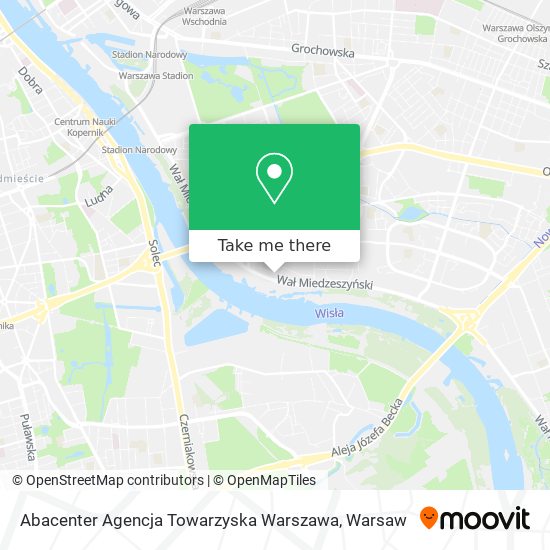 Карта Abacenter Agencja Towarzyska Warszawa