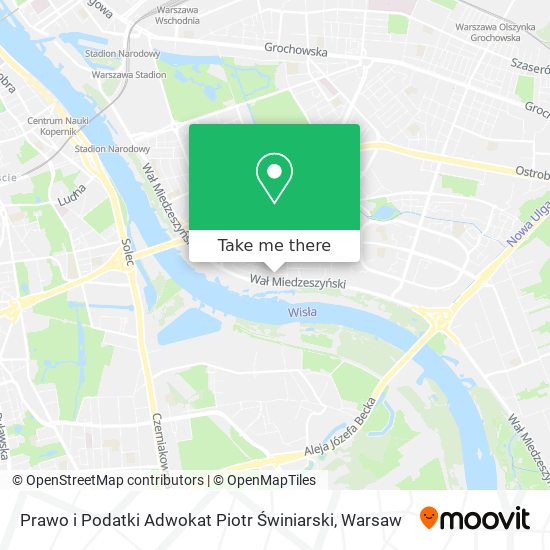 Prawo i Podatki Adwokat Piotr Świniarski map