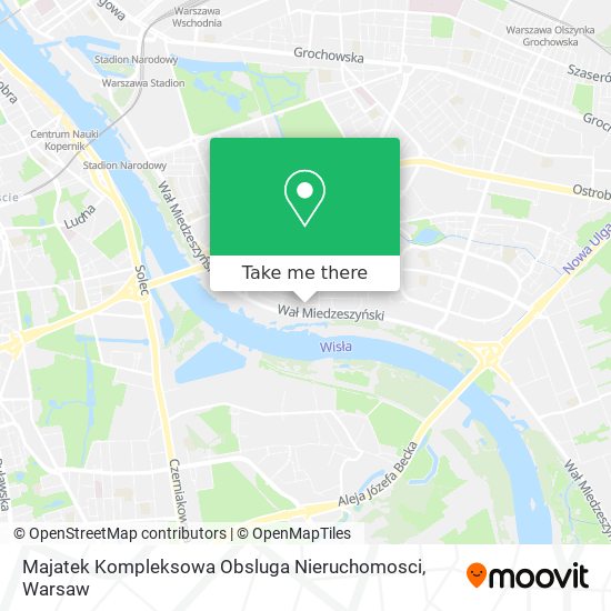 Majatek Kompleksowa Obsluga Nieruchomosci map