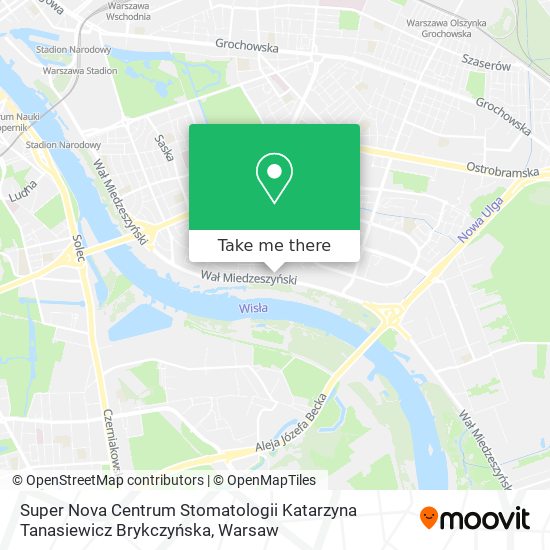 Super Nova Centrum Stomatologii Katarzyna Tanasiewicz Brykczyńska map