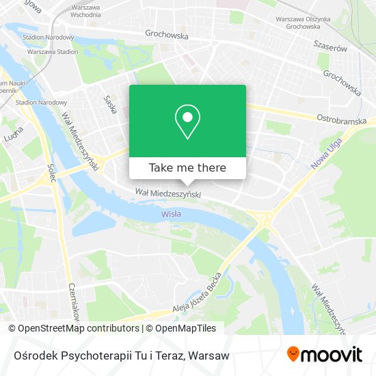 Ośrodek Psychoterapii Tu i Teraz map