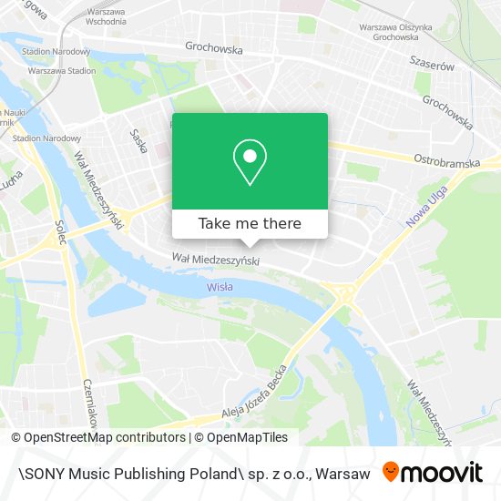 \SONY Music Publishing Poland\ sp. z o.o. map