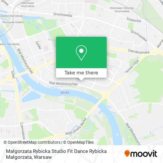 Małgorzata Rybicka Studio Fit Dance Rybicka Małgorzata map