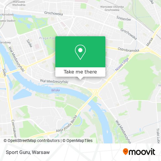 Sport Guru map