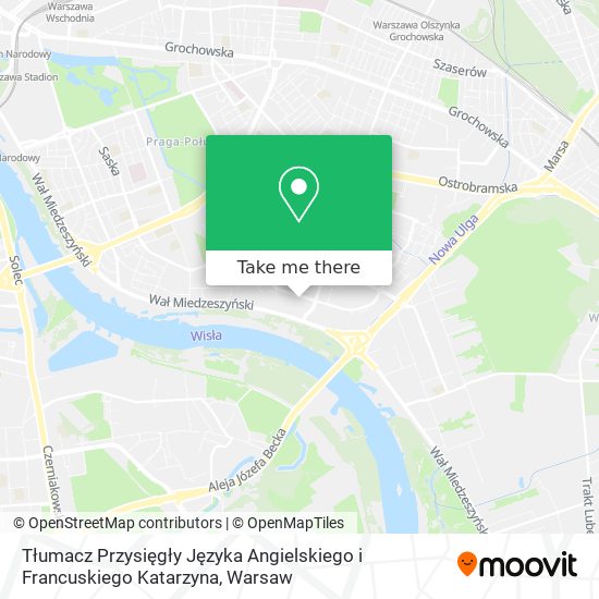 Tłumacz Przysięgły Języka Angielskiego i Francuskiego Katarzyna map