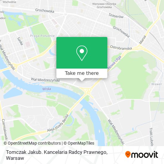 Tomczak Jakub. Kancelaria Radcy Prawnego map