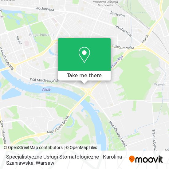 Specjalistyczne Usługi Stomatologiczne - Karolina Szaniawska map