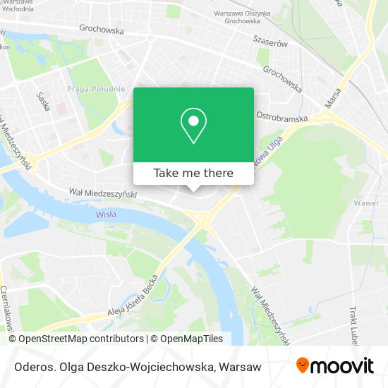 Oderos. Olga Deszko-Wojciechowska map