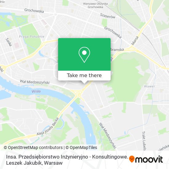 Insa. Przedsiębiorstwo Inżynieryjno - Konsultingowe. Leszek Jakubik map