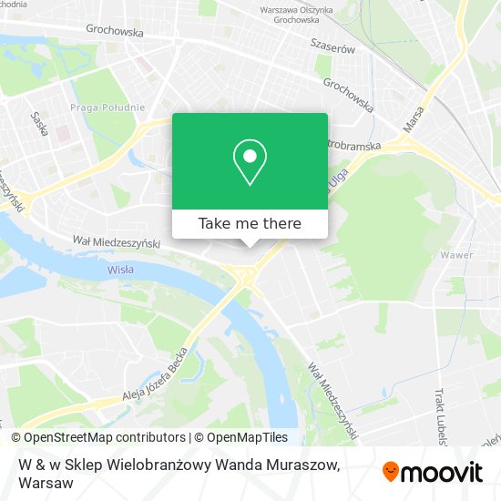 W & w Sklep Wielobranżowy Wanda Muraszow map