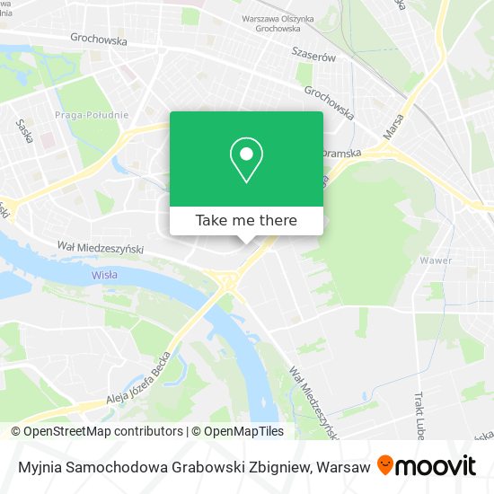 Myjnia Samochodowa Grabowski Zbigniew map