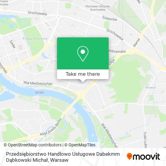 Przedsiębiorstwo Handlowo Usługowe Dabekmm Dąbkowski Michał map