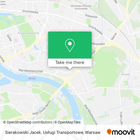 Sierakowski Jacek. Usługi Transportowe map