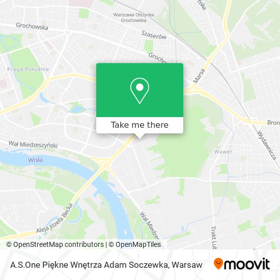 A.S.One Piękne Wnętrza Adam Soczewka map