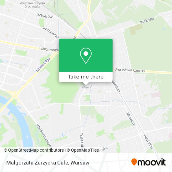 Małgorzata Zarzycka Cafe map