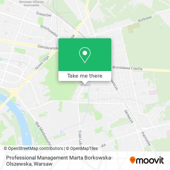 Professional Management Marta Borkowska-Olszewska map