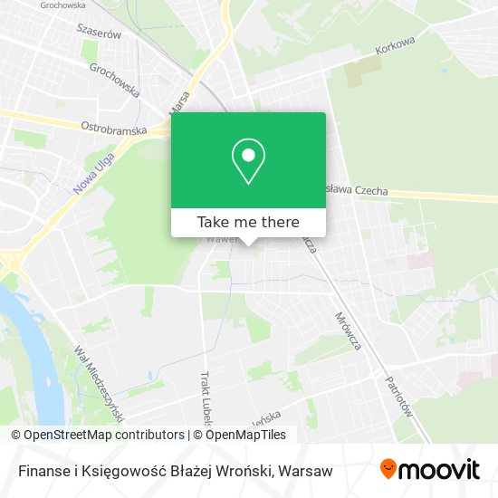 Finanse i Księgowość Błażej Wroński map