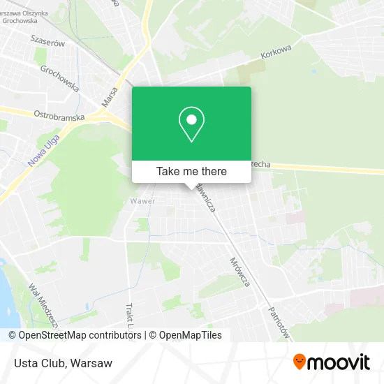 Usta Club map