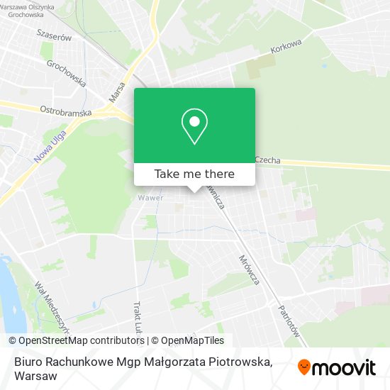 Biuro Rachunkowe Mgp Małgorzata Piotrowska map