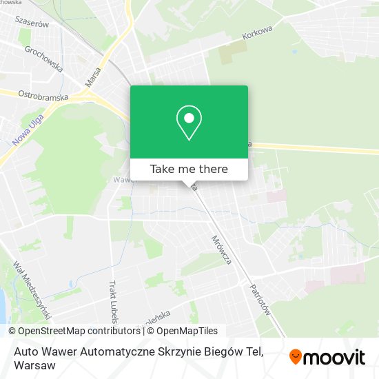 Auto Wawer Automatyczne Skrzynie Biegów Tel map