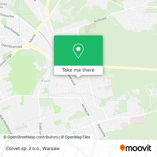 Карта Corvet sp. z o.o.