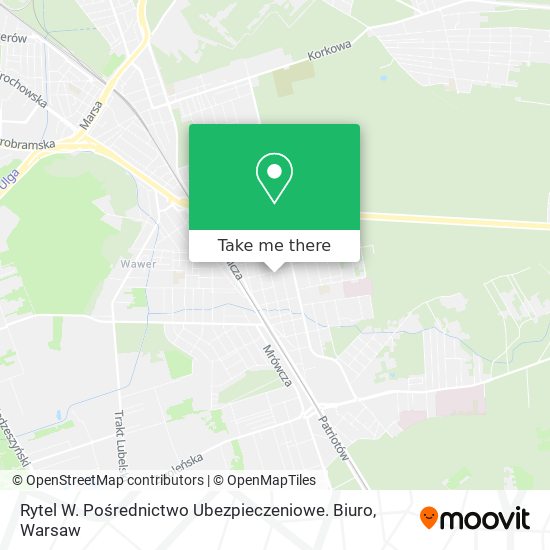 Rytel W. Pośrednictwo Ubezpieczeniowe. Biuro map