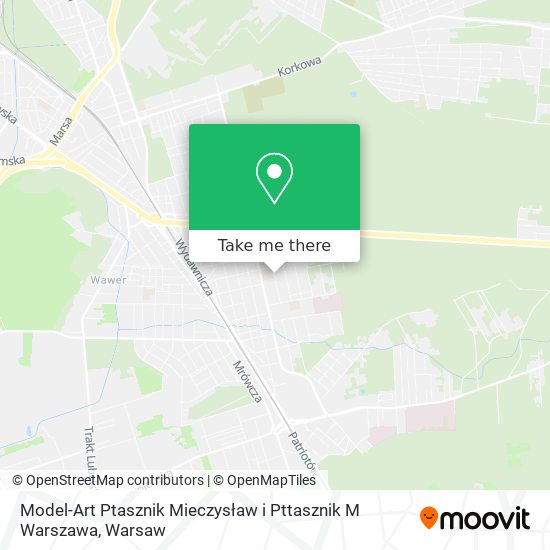 Model-Art Ptasznik Mieczysław i Pttasznik M Warszawa map