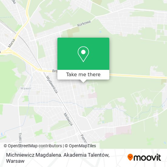 Michniewicz Magdalena. Akademia Talentów map