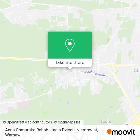 Anna Chmurska Rehabilitacja Dzieci i Niemowląt map