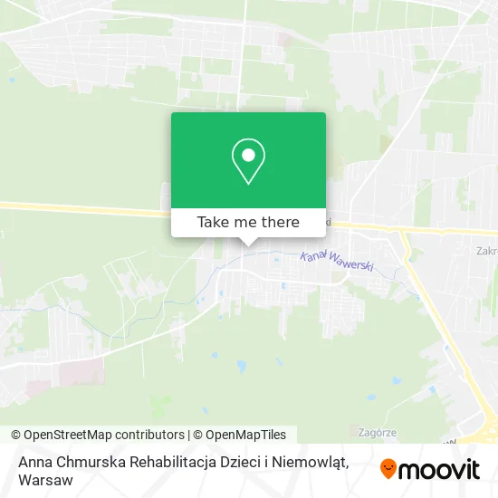 Anna Chmurska Rehabilitacja Dzieci i Niemowląt map
