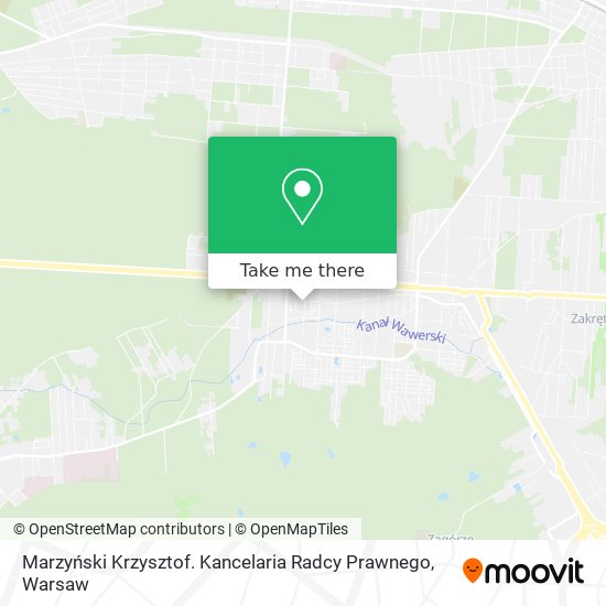 Marzyński Krzysztof. Kancelaria Radcy Prawnego map