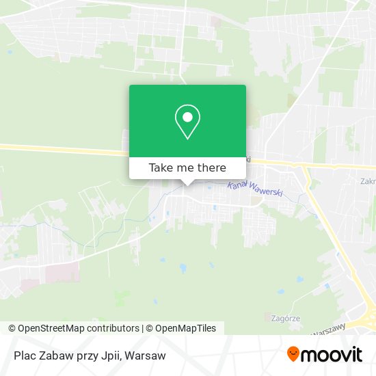 Plac Zabaw przy Jpii map