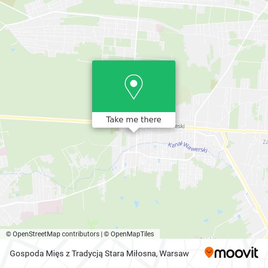 Gospoda Mięs z Tradycją Stara Miłosna map