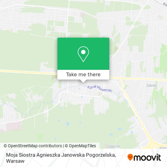 Moja Siostra Agnieszka Janowska Pogorzelska map