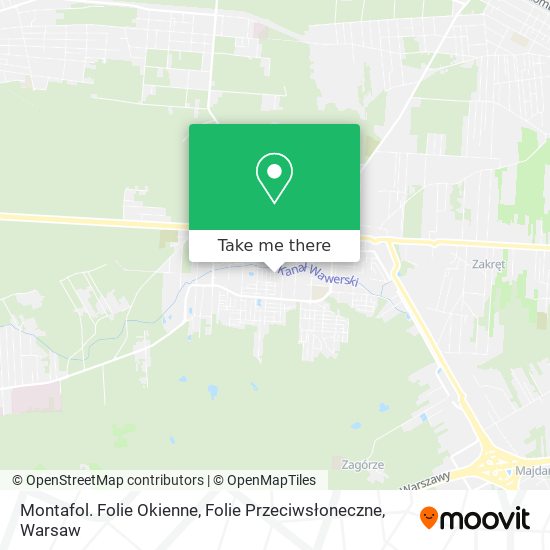 Montafol. Folie Okienne, Folie Przeciwsłoneczne map