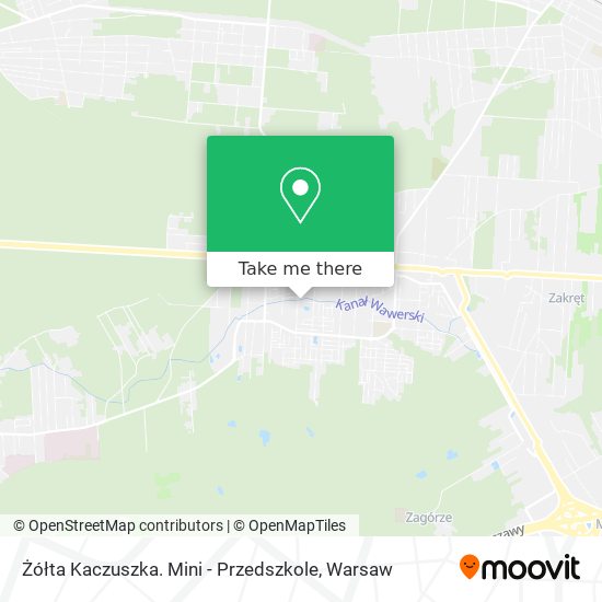 Żółta Kaczuszka. Mini - Przedszkole map