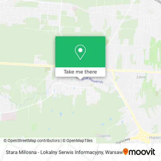 Stara Miłosna - Lokalny Serwis Informacyjny map