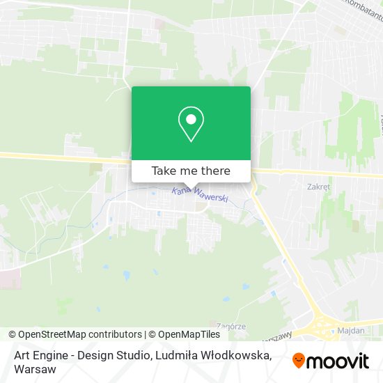 Art Engine - Design Studio, Ludmiła Włodkowska map