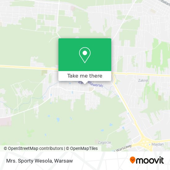 Mrs. Sporty Wesola map