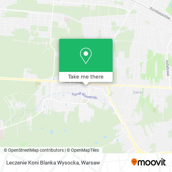 Leczenie Koni Blanka Wysocka map