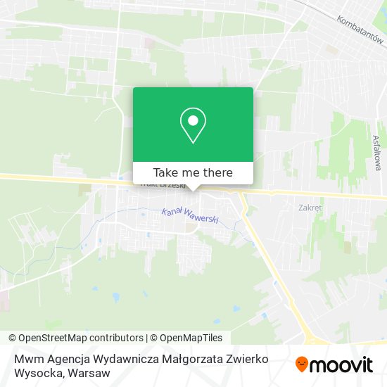 Mwm Agencja Wydawnicza Małgorzata Zwierko Wysocka map