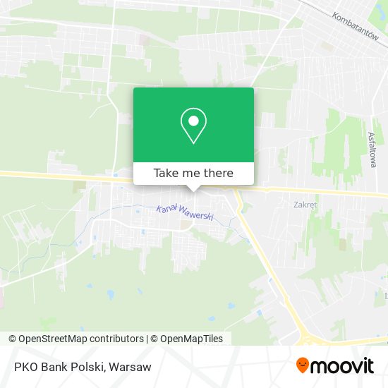 PKO Bank Polski map