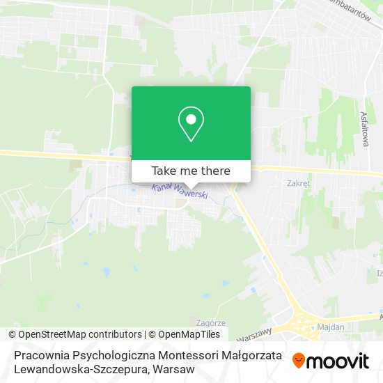 Pracownia Psychologiczna Montessori Małgorzata Lewandowska-Szczepura map