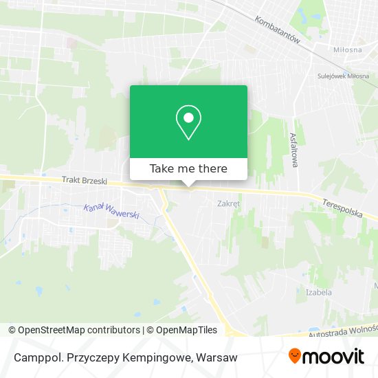 Camppol. Przyczepy Kempingowe map