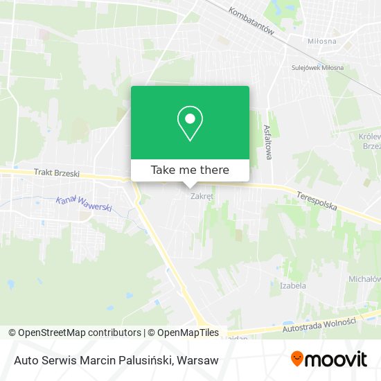 Auto Serwis Marcin Palusiński map